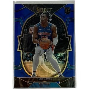 2022-23 Panini Select Blue Prizm Jaden Ivey Rookie Detroit Pistons #87
